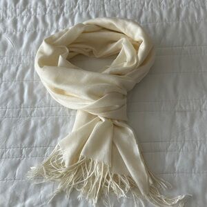 Elegant Cream Scarf